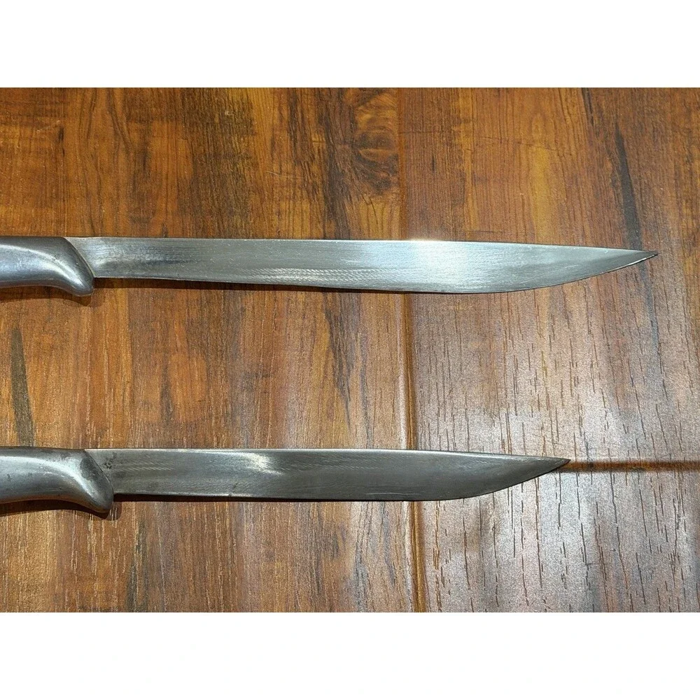 Vintage 1947 Gerber Legendary Blades Carving Knife Knives Set in Walnut Box